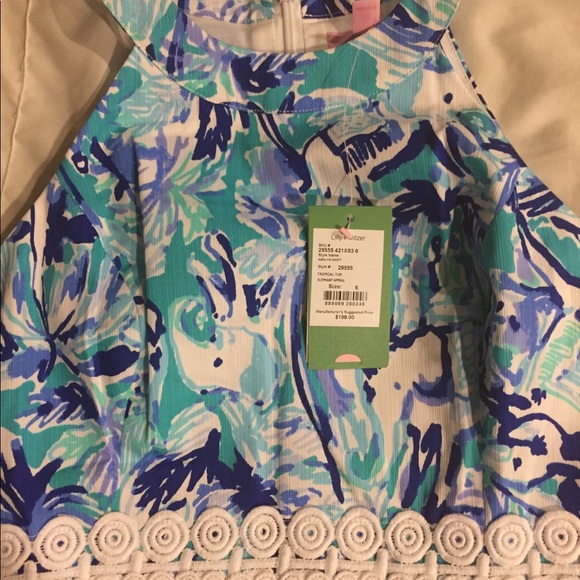 Ashlyn Dress in Tropical Tur Elephant Appeal - Picture 2 of 7